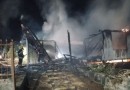 Casa fica completamente destruída após incêndio em São Lourenço do Oeste