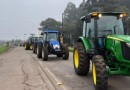 Agricultores fazem tratoraço no norte do RS por melhores condições de pagamento das dívidas rurais