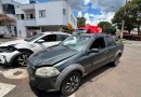 Colisão lateral entre carros mobiliza Corpo de Bombeiros e PM
