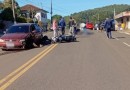 Motociclista fica gravemente ferido em acidente