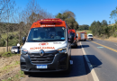 Veículo é projeto para fora da rodovia em colisão na BR-282