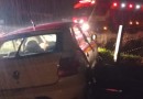 Acidente de trânsito com capotamento na BR-163 próximo a Guarujá do Sul