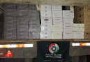 Polícia apreende caminhão com azeite e vinhos contrabandeados