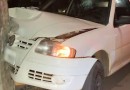 Após demissão homem briga com a mulher, toma porre, bate o carro e quebra os dentes