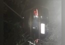 Saída de pista mobiliza PMRV na SC 496