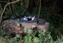 Acidente deixa motorista ferido após colisão entre carro e caminhão na SC-283