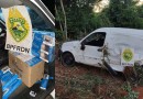BPFRON apreende veículo carregado com cigarros