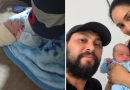 Pai ajuda esposa a dar à luz em casa minutos antes da chegada do Samu