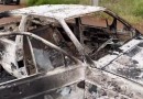 Automóvel Gol furtado é encontrado incendiado
