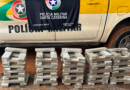 Perseguição no Oeste de SC termina com apreensão de 100 kg de maconha