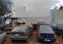 Casa é completamente destruída por incêndio
