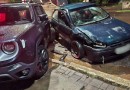 Acidente  com três veículos é registrado no centro da cidade