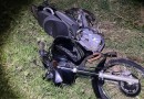 Condutor de motocicleta fica ferido ao cair na linha São José