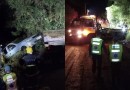 Mulher morre e três da mesma família desaparecem após carro cair de represa em Rio Negrinho