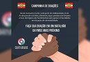 Polícia Militar realiza campanha para arrecadar donativos que serão repassados as cidades atingidas pelas fortes chuvas