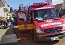Colisão registrada no centro do município mobiliza socorristas do Corpo de Bombeiros