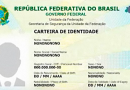 Nova carteira de identidade começa a ser emitida na próxima semana