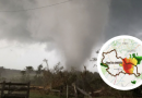 Tornado que atingiu Paraná teve ventos de até 332 km/h, confirma Simepar