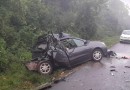 Carro e caminhão colidem e jovem de 21 anos morre na BR-282