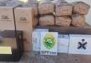 BPFRON apreende veículo carregado com vinhos e carvão