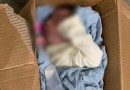 Bebê é encontrada em caixa de papelão com carta
