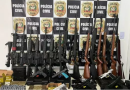Lideranças do tráfico de drogas são presas e 25 armas de fogo são apreendidas em Blumenau