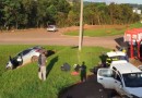 Colisão entre dois veículos deixa três feridos na BR-282