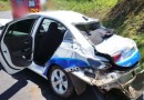 Motorista de caminhão foge de acidente após batida com veículo da Saúde de município de SC