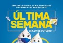 Campanha de Multivacinação entra na última semana com quase 100 mil cadernetas atualizadas