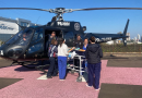 Aeronave da Polícia Civil é acionada para transferir idosa com AVC isquêmico