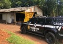 CAOAGRO e CIDASC interditam frigorífico clandestino no interior de Coronel Freitas