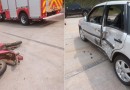 Motociclista fica gravemente ferido em colisão lateral na BR-163