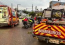 Mulher fica ferida ao cair de motocicleta em São Miguel do Oeste