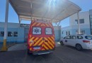 Trabalhador fica ferido após explosão de pneu de caminhão