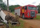 Mulher fica ferido após capotamento da PR 556