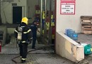 Bombeiros controlam princípio de incêndio em distribuidora de bebidas