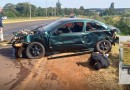Fuga de 12 km na BR-282 termina com drogas apreendidas e bebê resgatado