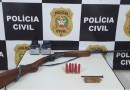 Homem é preso em flagrante por posse irregular de arma de fogo no Oeste de SC