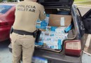 Polícia Militar realiza grande apreensão de cigarros contrabandeados