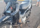 Motorista fica ferida após colisão com caminhonete