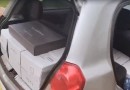 BPFRON apreende veículo carregado com vinhos
