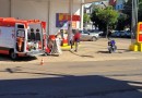 Colisão entre motocicleta e carro deixa homem ferido