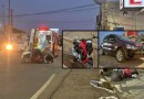 Motociclista fica ferido ao colidir frontalmente contra carro na avenida Wliiy Barth