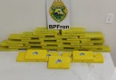 BPFRON prende duas pessoas com mais de 25 kg de drogas