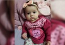 Bebê de 7 meses que morreu em acidente na BR-470 é sepultada em Frei Rogério