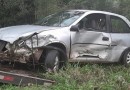 Saída de pista seguida de capotamento é registrada na PR-180