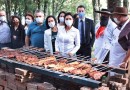 Primeira-dama Michelle Bolsonaro e Ministra Damares Alves almoçam com prefeito João Rodrigues em Chapecó