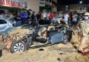 23 veículos foram atingidos em grave acidente no centro de Coronel Vivida; duas pessoas ficaram feridas