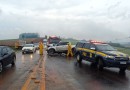 Acidente entre veículos causa morte na BR-282