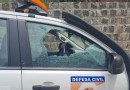 Caminhonete da Coordenadoria Regional da Defesa Civil tem vidro quebrado e objetos furtados